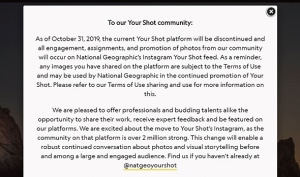National Geographic to shutter 'Your Shot' platform