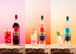 Never Never boosts bottle size, redesigns label