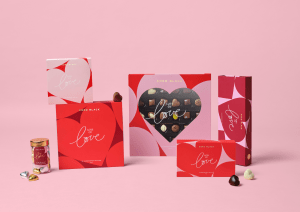 Love in the air, chocolate on the menu