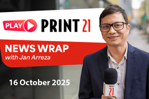 PLAY Print21: Video Bulletin 16 October