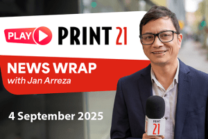 PLAY Print21: Video Bulletin 4 September