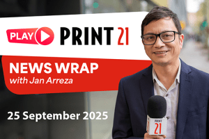 PLAY Print21: Video Bulletin 25 September