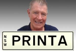 PRINTA NUMBER PLATE UP FOR SALE