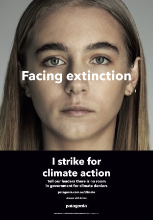 Patagonia takes stand: "there is no room in government for climate deniers"