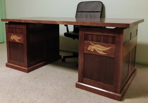Chris Richard's jarrah heirloom desk