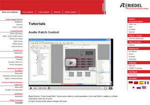 Riedel launches video tutorial series