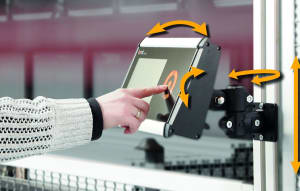 Versatile solution for mounting HMI screens
