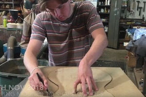 Sam Leafe's acoustic guitar