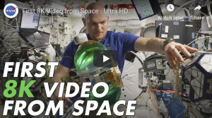 Video: NASA shares first 8K footage captured in space