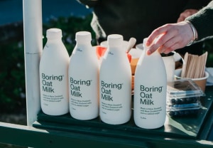 Boring Oat Milk hits Aussie shelves
