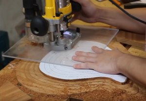 I built a guitar out of a shelf during quarantine