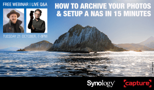 Upcoming free webinar: Archive your photos & setup a NAS in 15 minutes