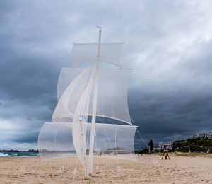 Queensland artist Jacqueline Damon finds creative solution to make use of textiles