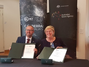 Space Agency signs agreement with ACT government