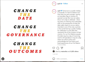 Spell takes a stand: "this is not a day to celebrate"