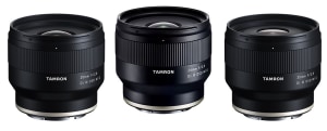 Tamron announces three new f/2.8 primes for Sony E-Mount