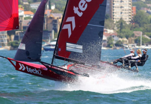 Sensational racing in NSW 18 Footers Championship Race 3