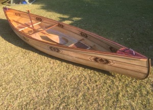 Daniel Train's Canadian Strip Plank Canoe
