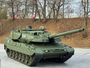Rafael unveils Leopard 2 A8 Tanks equipped with Trophy Active Protection System