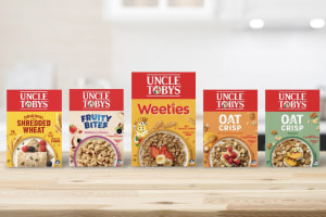 Uncle Tobys rolls out new packaging