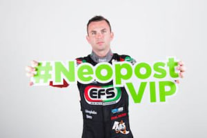 Neopost sponsors V8 champ/HP customer