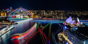 Drones plummet from the sky as Vivid Sydney halts display