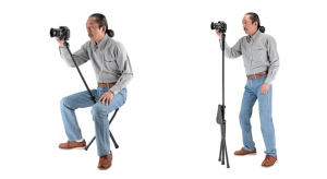 Velbon's new Chairpod is a tripod and chair in one