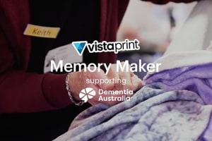 VistaPrint raises over $10k for Dementia Australia