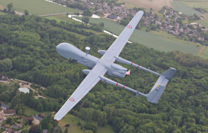Harfang UAS controlled from cockpit 5000km distant