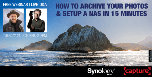 Upcoming Free Webinar: Archive your photos & setup a NAS in 15 minutes