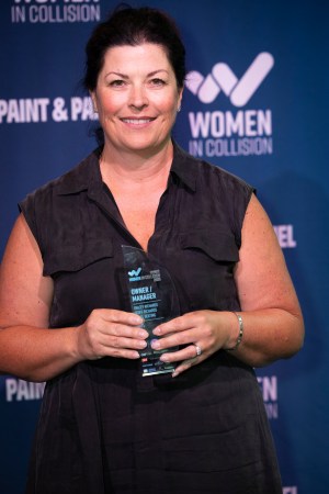 WIC Winner Tracey Richards Geoff Richards Panel Beating, Owner Manager