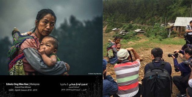 The $120k HIPA grand prize winning image was supposedly staged
