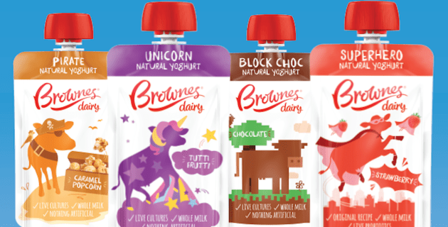 Brownes Dairy extends yoghurt pouch range - Food & Drink Business