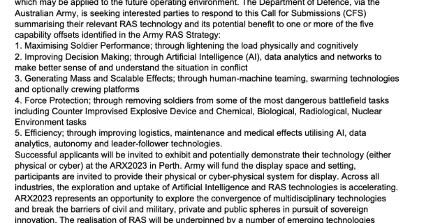 ADM Premium 719 Tenders - Australian Defence Magazine