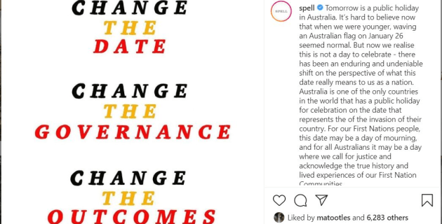 Spell takes a stand: "this is not a day to celebrate" - Vimarsana News