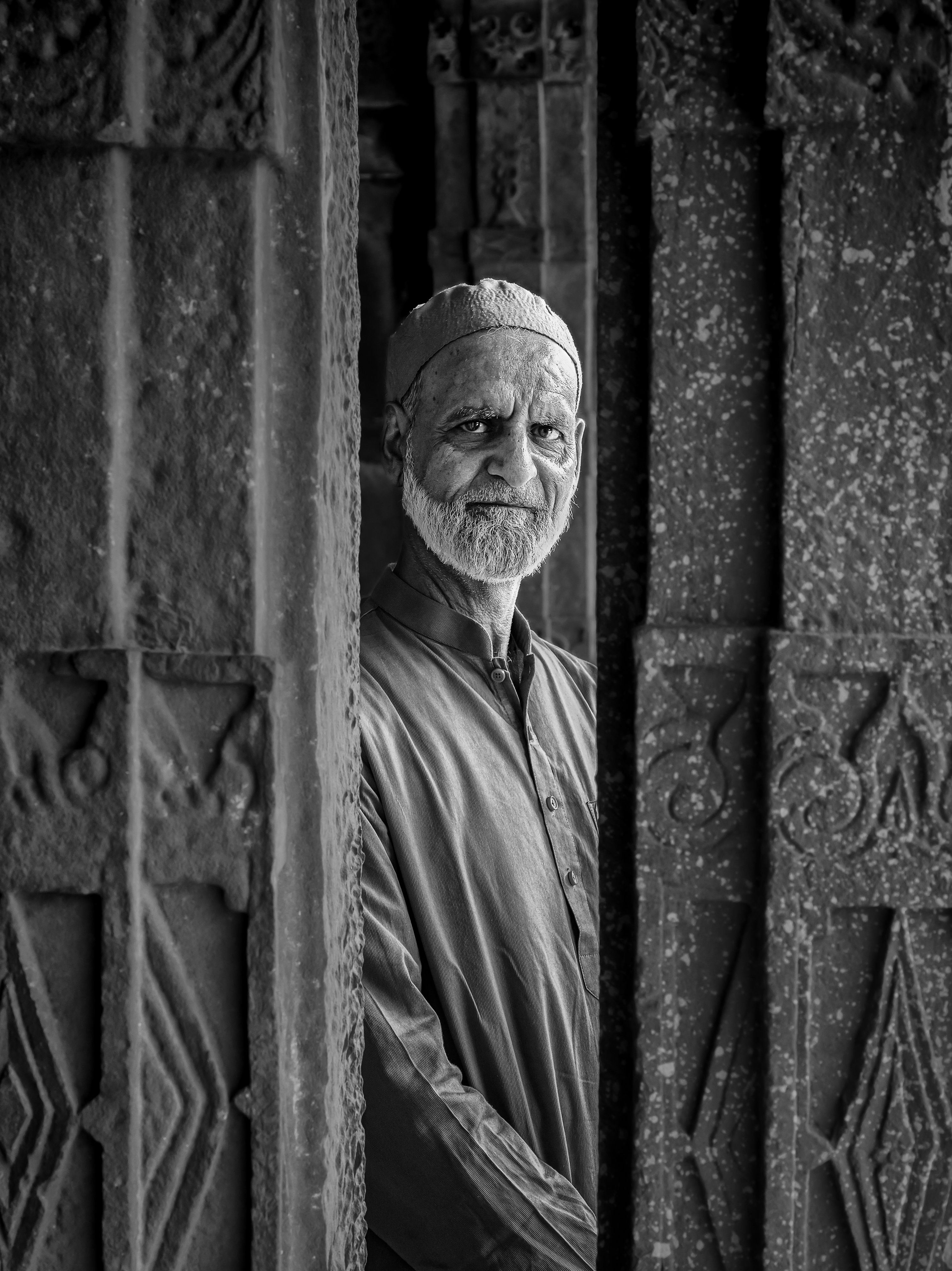 Man at Fatehpur Sikri by Richard Misquitta