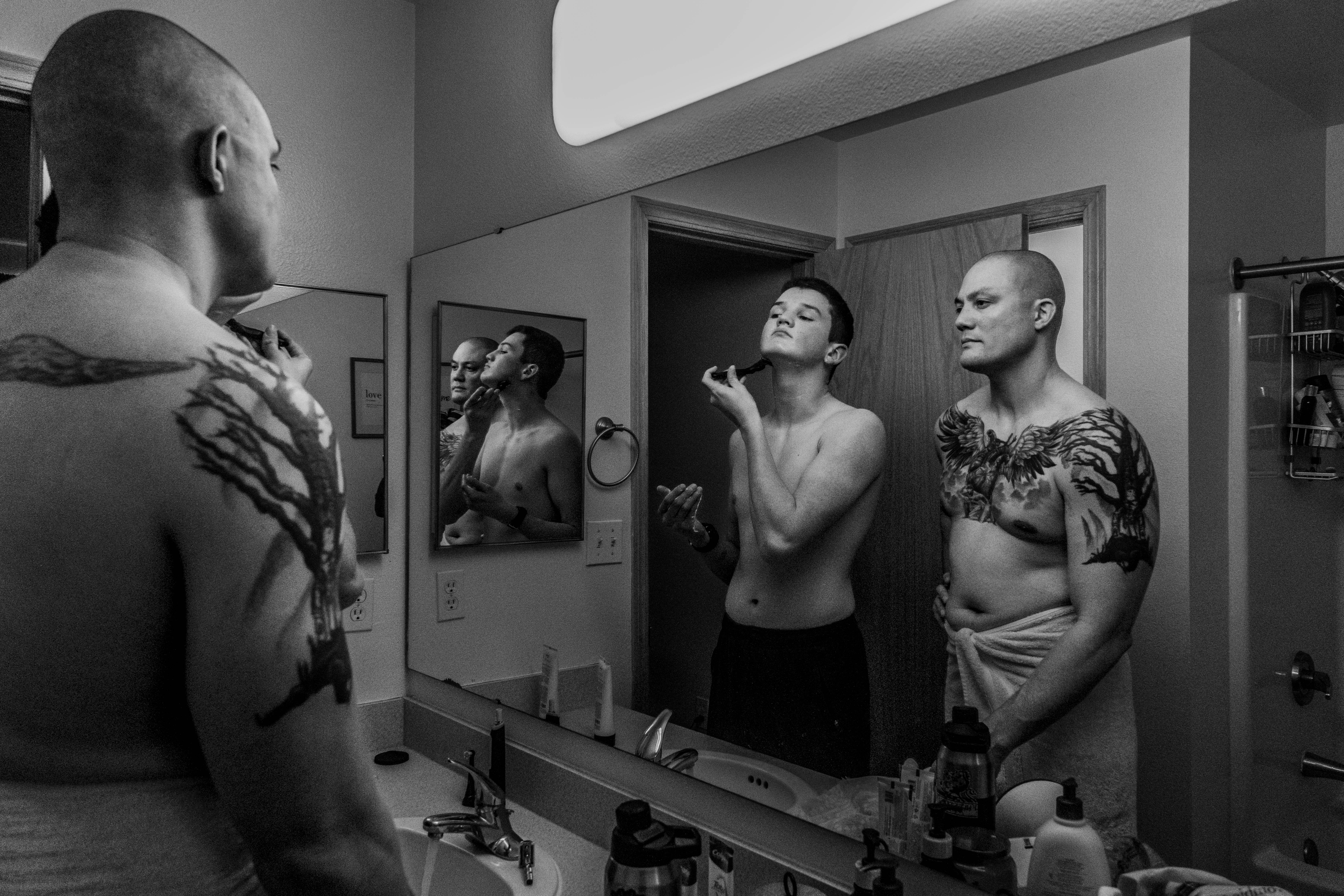 First Shave by Rebecca Wang